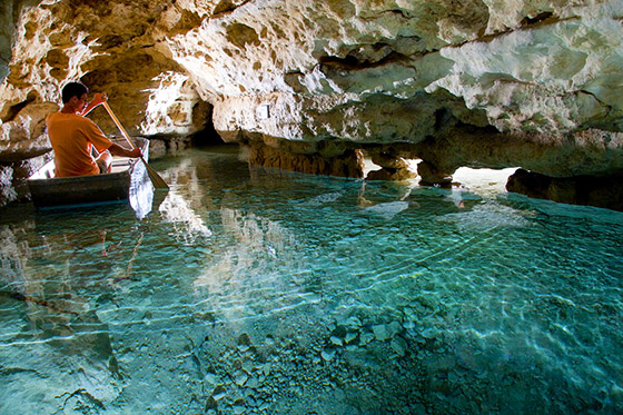 Lake cave in Tapolca